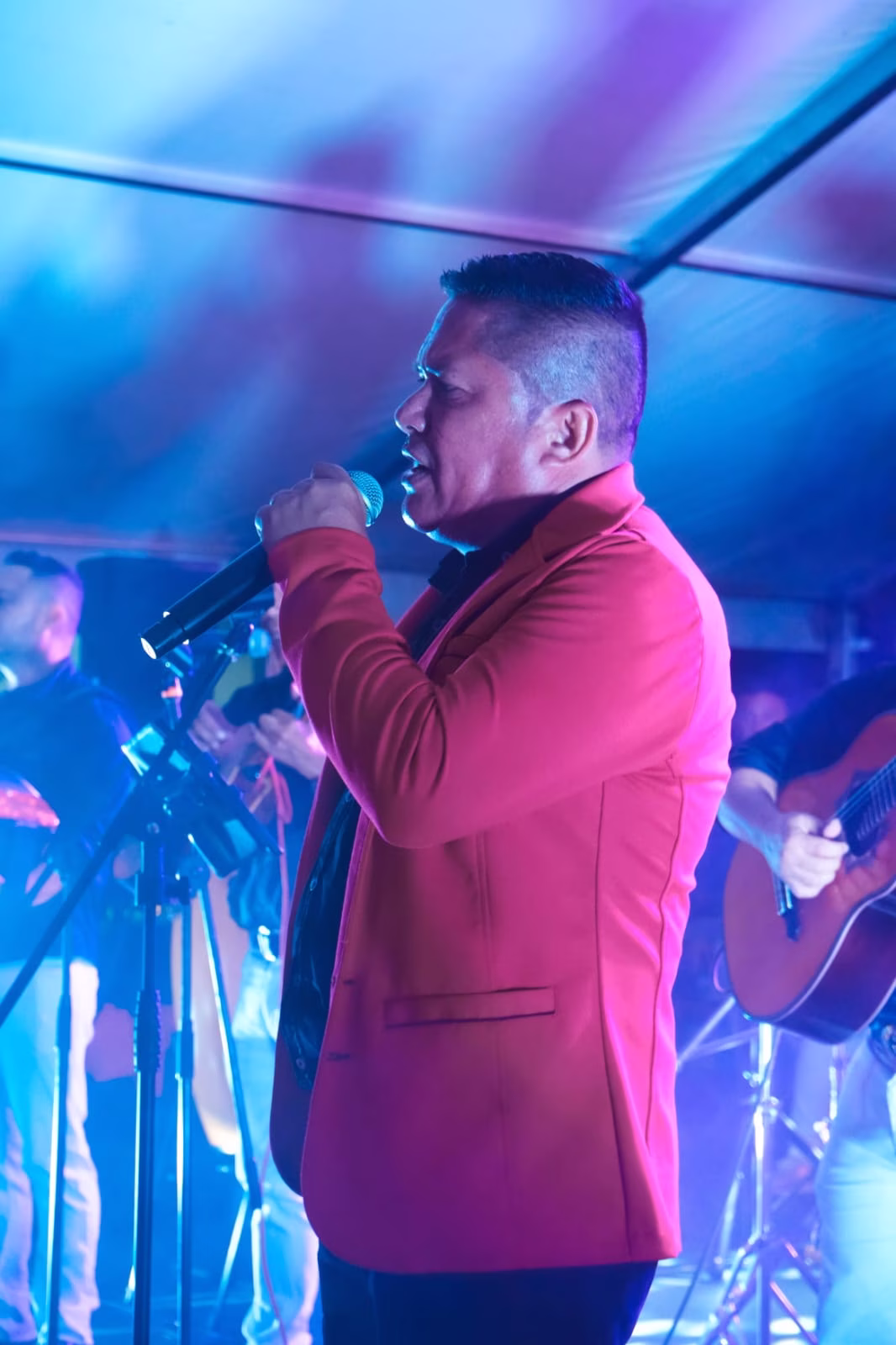 Cristian Guzmán en presentación
